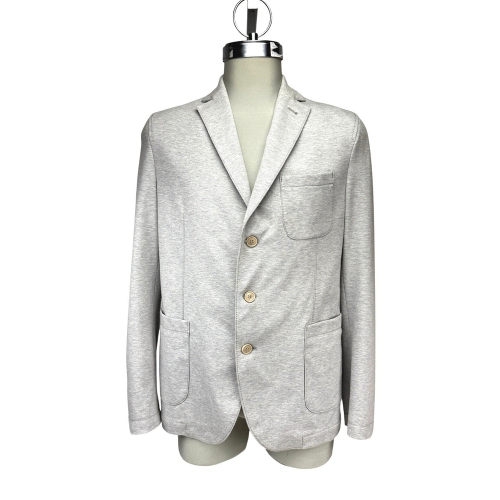 DRYKORN Forli‎ Grey Cotton Jersey Unstructured Mens Blazer EU 50 40R